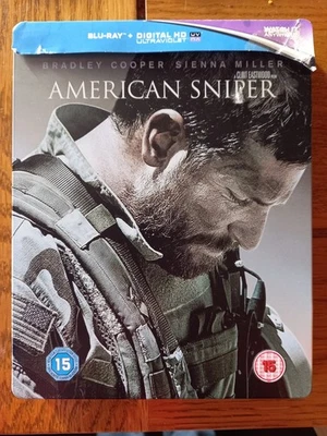 American Sniper Blu Ray Steelbook Like New - Image 1 of 2