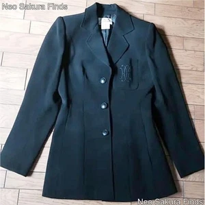 HERMES Tailored Jacket France Made Women's Black Size 34 Polyester - Picture 1 of 4