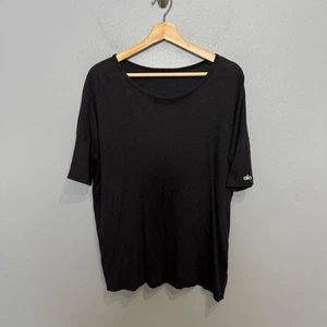 Camiseta ALO manga corta con logo para mujer M L ropa deportiva mediana - Imagen 1 de 4