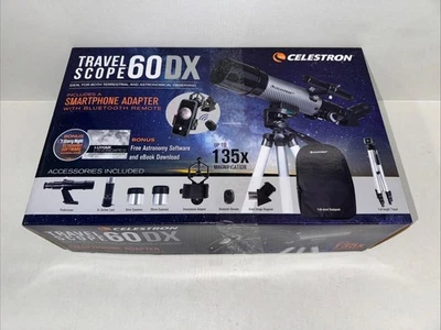 Telescopio refractor portátil Celestron Travel Scope 60DX 8211; apertura de 60 mm, Foto 1 de 4