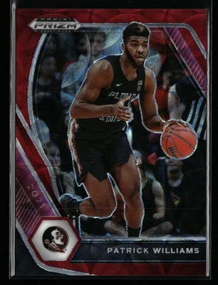 Patrick Williams 2021 Panini Prizm Draft Picks #47 Choice Red #/88 Florida State - Image 1 of 2