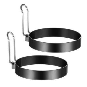 Anillos de huevos de silicona plancha tortilla resistente al calor molde circular frito - Imagen 1 de 10