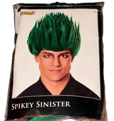 Spirit Of Halloween Spikes Peluca Siniestra Verde Disfraz Halloween Cómic Adulto Talla Foto 1 de 4