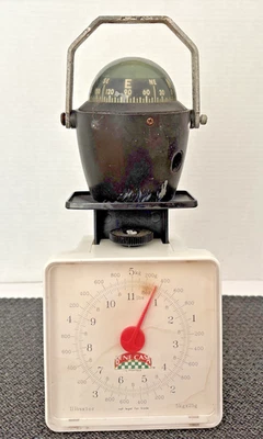 Brújula marina Airguide vintage, navegación, navegación - bonita Foto 1 de 4