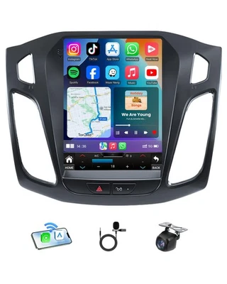 For Ford Focus 2012-2018 Carplay Android Auto Car Stereo Radio Cam GPS WIFI Navi Foto 1 de 4