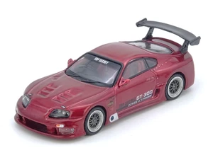 Inno 1/64 TOYOTA SUPRA TURBO A80 Top Secret Die Cast Modelo -ROJO- - Imagen 1 de 5