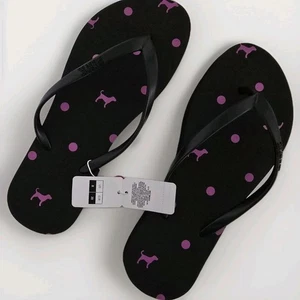 Victoria's Secret Pink Flip Flops Size 8 - Picture 1 of 2