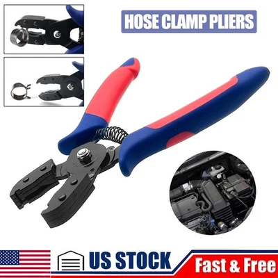 Multi-Directional Hose Clamp Pliers for Fuel Lines Radiator Hoses Hold Clamps - Image 1 of 4