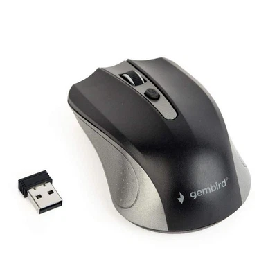 MUSW-4B-04-GB Mouse USB Optical WRL Grey/Black - Image 1 of 3