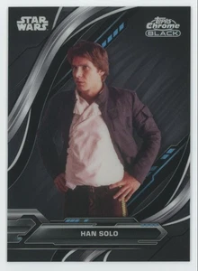 2024 Topps Chrome Black Star Wars Han Solo #11 A34 - Picture 1 of 2