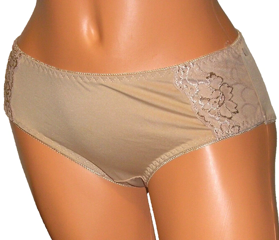 Bragas Lencería Jezabel Encaje Acento Lados Beige Hipster Grande Adulto Regalo Foto 1 de 4