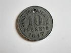 10 Pfennig, 1917, Notgeld Frankfurt am Main, RS. Stadtwappen. #266