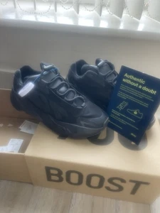 Adidas Yeezy Boost 700 MNVN Triple Black FV4440 - Size UK 7 / US 7.5 - Picture 1 of 7