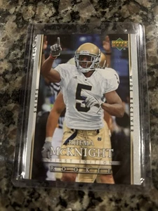 Upper Deck 2007 primera edición #161 Rhema McKnight - Imagen 1 de 2