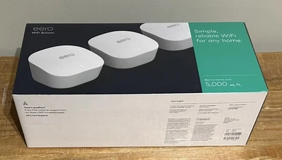 **NEW, Shrink-wrapped ** Eero J010311 Mesh Wi-Fi 5 System 3-Pack - Image 1 of 3