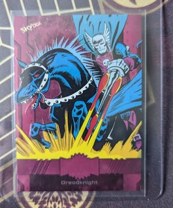 2024 SKYBOX METAL UNIVERSE MARVEL AVENGERS #160 DREADKNIGHT PINK FX /75 - Picture 1 of 2