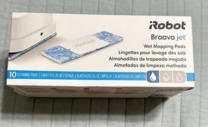 iRobot Braava Jet Wet Mopping Pads 10 Pack Count Cotton Mop Scrub Pads - Picture 1 of 5