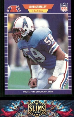 1989 Pro Set #144 John Grimsley - Image 1 of 2