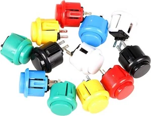 12x 24mm OEM Arcade Buttons Switch Perfect Replace for Sanwa OBSF-24 Push Button - Picture 1 of 8