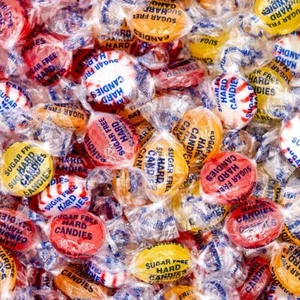 Sugar-Free Hard Candy Assort - 1 Lb- Lemon, Butterscotch, Peppermint, Cinnamon - Picture 1 of 5