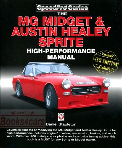 LIBRO MANUAL DE ALTO RENDIMIENTO MG MIDGET SPRITE SPEEDPRO STAPLETON Foto 1 de 1