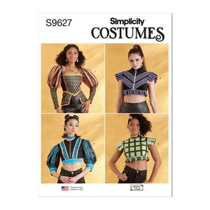 Simplicity SEWING PATTERN S9627 Misses' Costume Tops 6-14 Or 14-22 - Picture 1 of 7