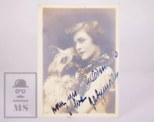 Original Actress Gaby Morlay Signed Photograph - Promotional Photo for Campari - Bild 1 von 5
