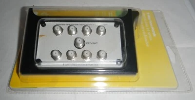 On-Q Legrand 8-Way Coax Video Module Cable Splitter VM1002-V1 Digital HDTV - Image 1 of 3