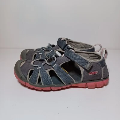 Sandálias aquáticas híbridas rosa femininas KEEN Seacamp II CNX tamanho 3 juvenil (100 caixa 13) - Imagem 1 de 4