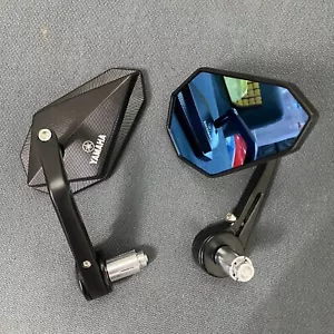 For Yamaha FZ07 FZ09 MT07 MT09 MT03 MT10 Motorcycle Handle Bar End Mirrors 7/8"~ - Picture 1 of 13