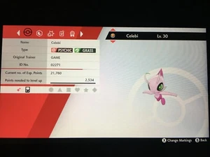 Wählen Sie Ihre Pokemon! Shiny Legit Legal Event Jirachi oder Celebi SELTEN HANDEL! - Bild 1 von 12