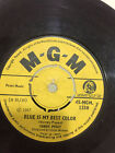 SANDY POSEY single girl/blue is my best color mgm 67 RARE INDIA SINGLE 45 7" VG+