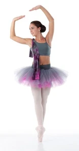 Child Medium Contemporary Ballet Shorts Dance Costume Jazz Acro EVOLUTION - Picture 1 of 3