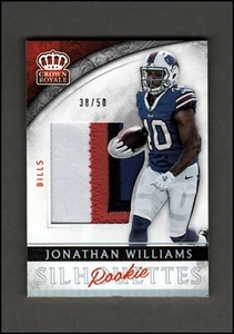 Camiseta Crown Royale Jumbo Rookie Silhouette 2016 #11 Jonathan Williams/50 casi nueva-como nueva - Imagen 1 de 1