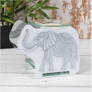 Buddha Fragrance Oil Burner Warmer Wax Melt Aroma Tea Light Holder Elephant New - Picture 1 of 3