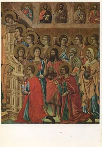 Postcard Italy Siena Duccio Di Buoninsegna Maesta Museo dell'Opera Metropolitano - Picture 1 of 1
