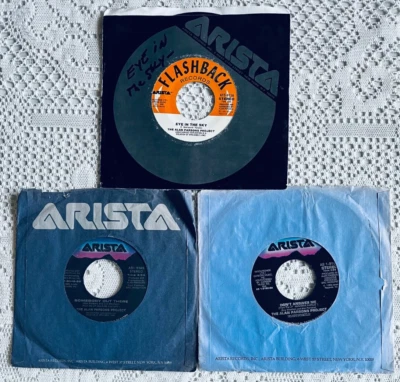 Lot Of 3 Alan Parsons Project - 45RPM - Eye In The Sky, Psychobabble - Arista Foto 1 de 4