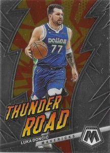 Luka Doncic #9 Dallas Mavericks 2022-23 Mosaic Thunder Road Silver Mosaic - Picture 1 of 2