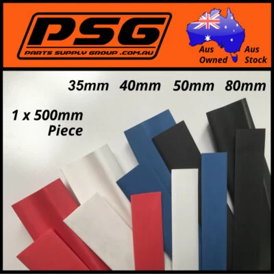Heat Shrink 500mm of tubing 35mm 40mm 50mm 80mm Red White Blue Black Yellow - image 1 of 4