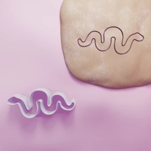 Wavy Snake Cookie Cutter - Picture 1 of 4