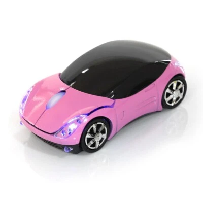 2.4GHz Car Mini Portable Wireless Optical Mouse USB Receiver 1600DPI for Laptop - Image 1 of 4