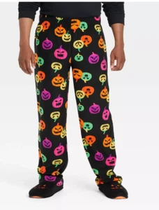 Women's Pumpkin Print Halloween Matching Family Pajama Pants - Hyde & EEK! Bouti - Picture 1 of 5