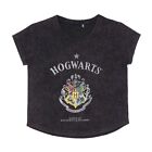 Women’S Short Sleeve T-Shirt Harry Potter Grey Dark Grey (Size: L) T-Shirt NEW
