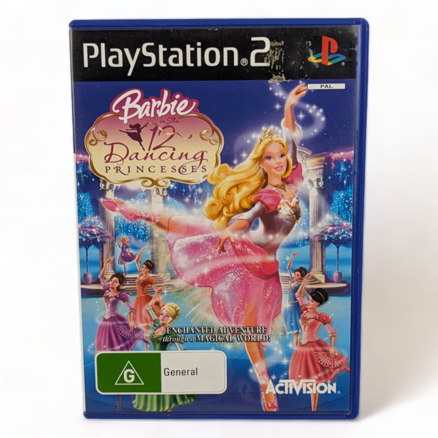 PS2 Games Lot - Disney Princess Enchanted Journey & Barbie Dancing