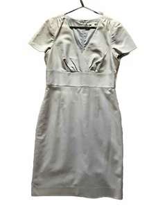 Banana Republic Pencil Dress Grey Short Sleeve Lined Size 8 Ex/Condition - Picture 1 of 7