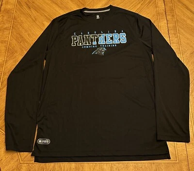 Рубашка комбинированная с длинным рукавом Carolina Panthers мужская размер XL черная командная одежда NFL - Изображение 1 из 4