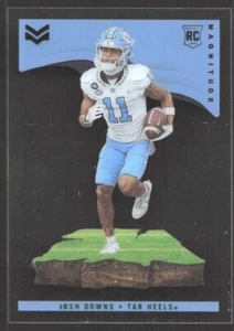 2023 Magnitude Josh Downs RC North Carolina Tar Heels #6 verde paralelo - Imagen 1 de 2