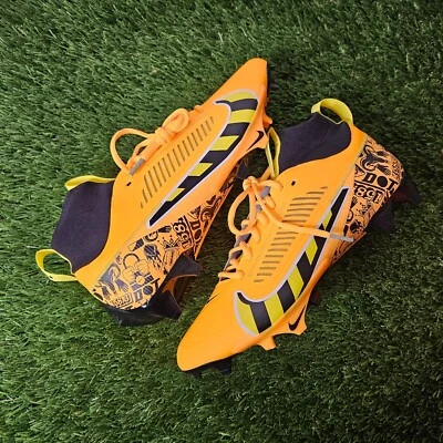 Nike Vapor Edge Pro 2 Orange/Yellow Sizes 10-13 Football Cleats New - Image 1 of 4