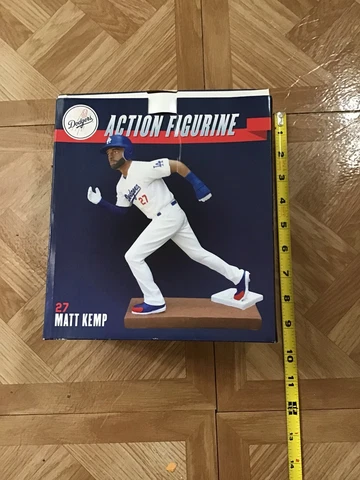 los angeles dodgers Matt Kemp Figurine , Big league Chew And Pez Dispenser RARE Cover