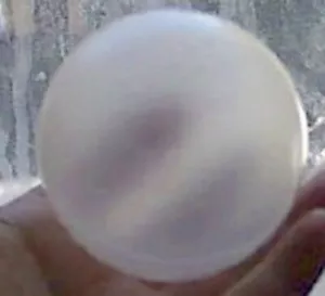 POLYPROPYLENE BALL 6" WHITE NATURAL ( 10 PIECES ) HOLLOW 90 GRAMS -T11605-97 - Picture 1 of 1